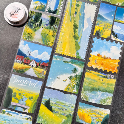 8cm*2m Rural landscapes Tape