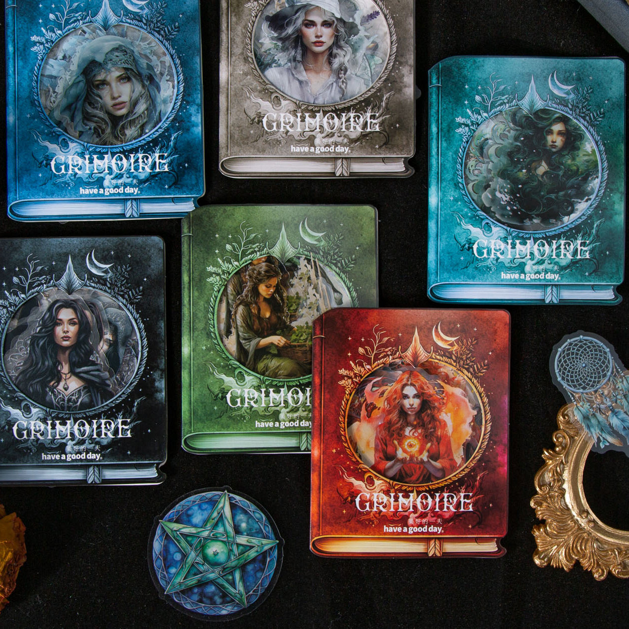 Sacred Grimoire Sticker 40pcs