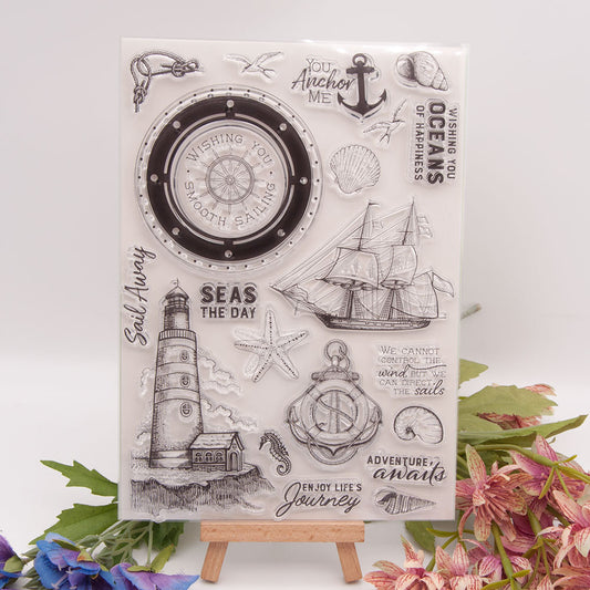 Sail Away Theme Stamp T1784
