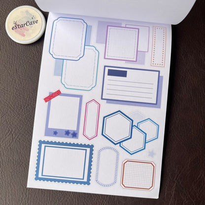 Santorini Blue Sticker Book
