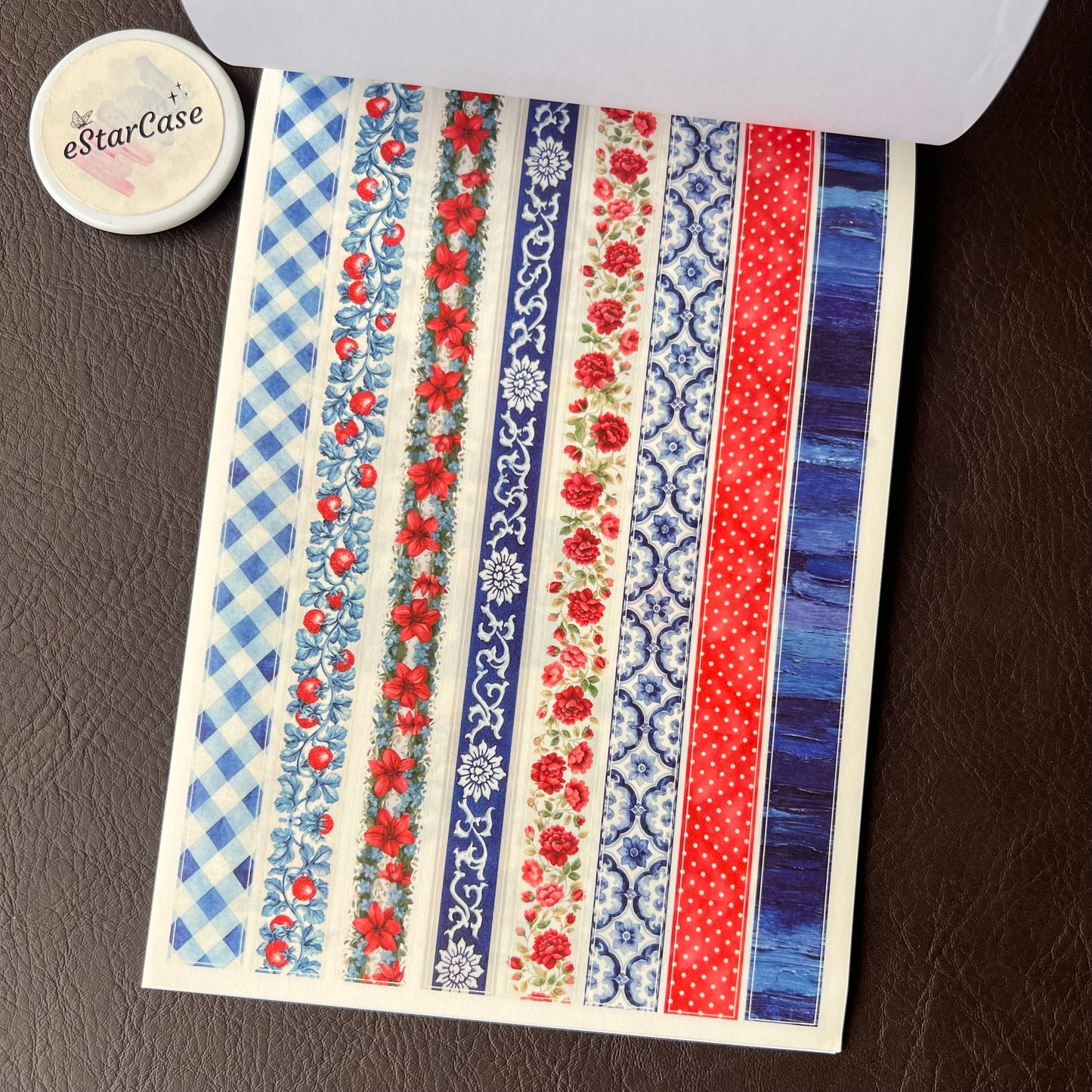 Santorini Blue Sticker Book