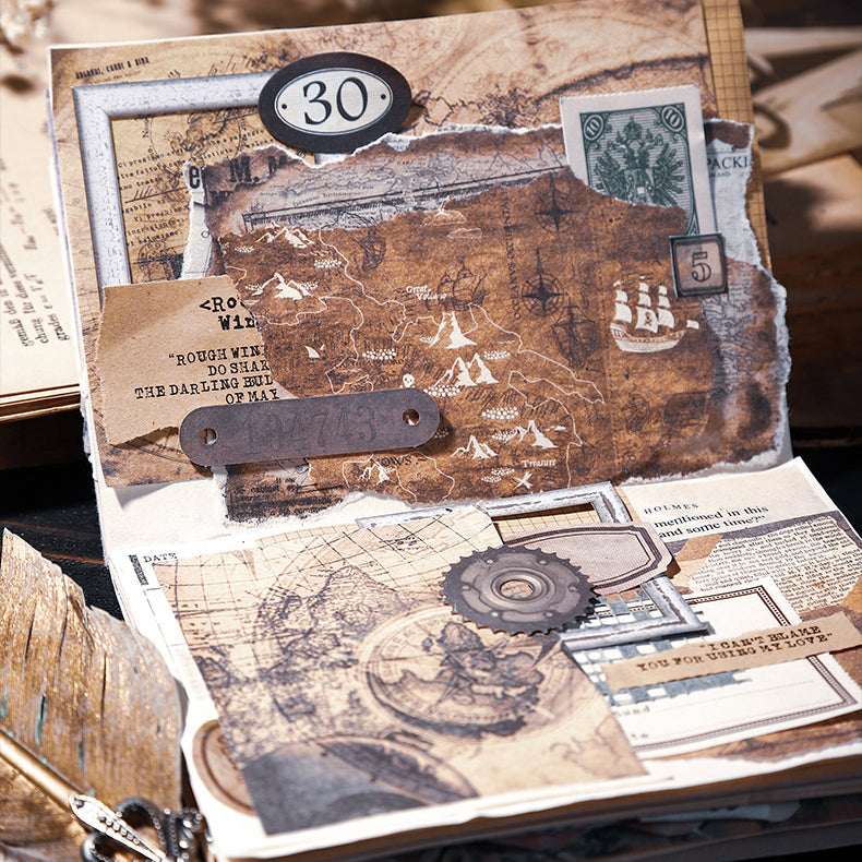 Explorers Paper Texture Seafaring Exploration Paper 30pcs – Estarcase