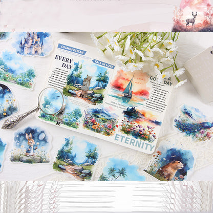 Sea of Flowers Stickers 10pcs