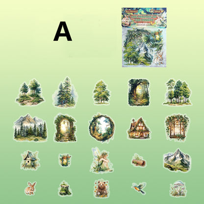 Seasons Forest Sticker 20pcs