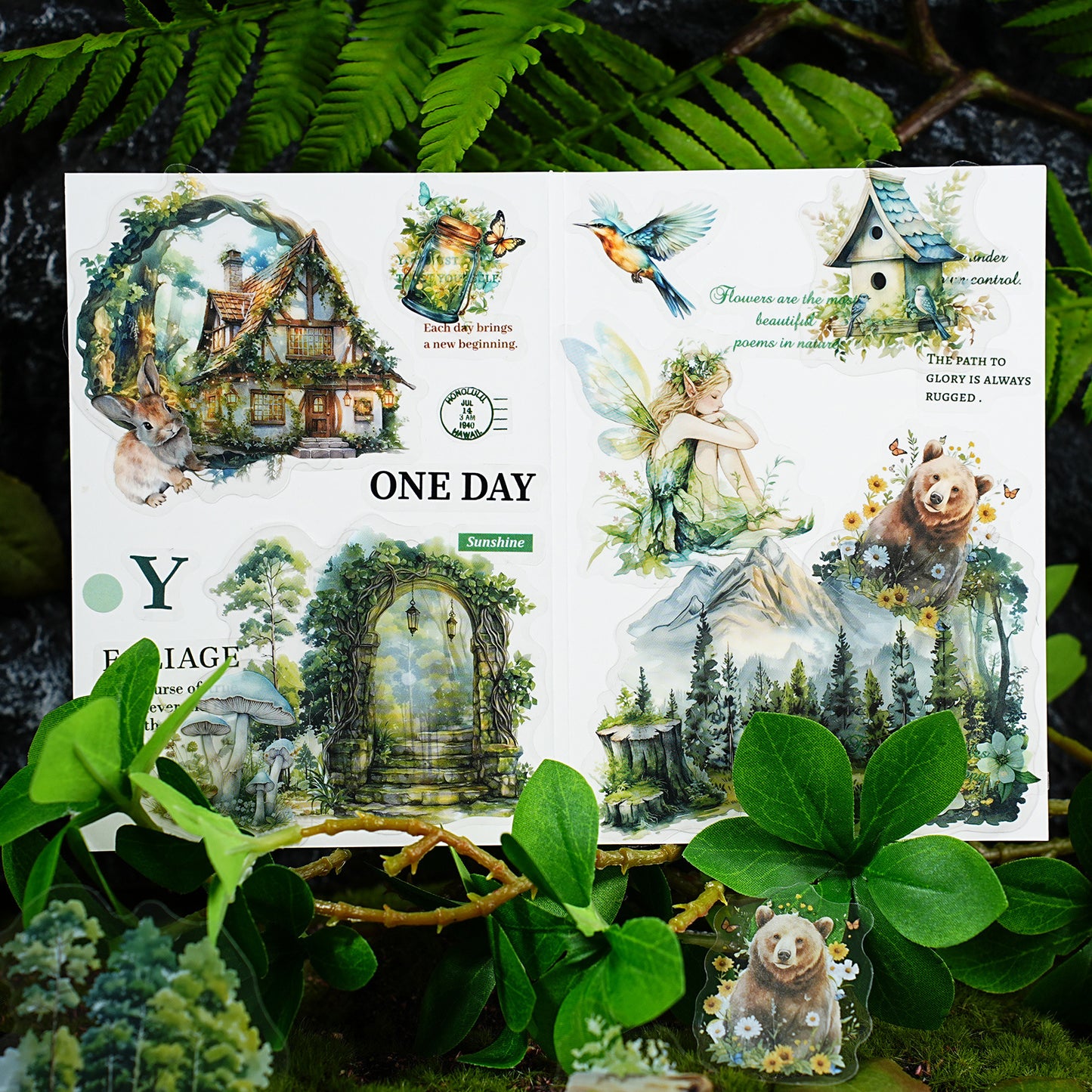 Seasons Forest Sticker 20pcs