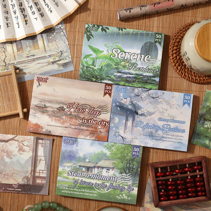 Seasons Painting Paper 50pcs