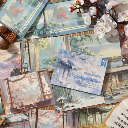Seasons Painting Paper 50pcs