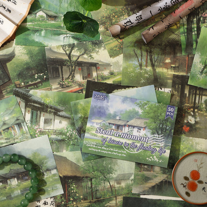 Seasons Painting Paper 50pcs