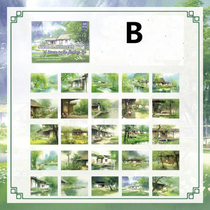 Seasons Painting Paper 50pcs