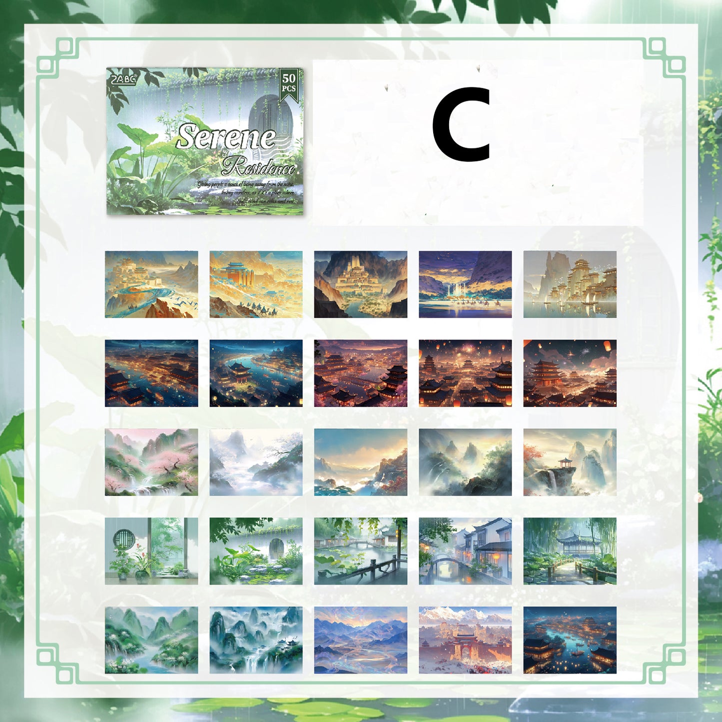 Seasons Painting Paper 50pcs