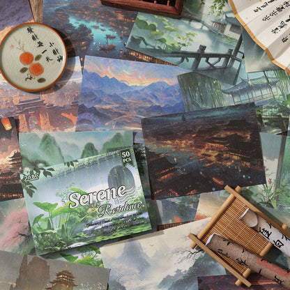 Seasons Painting Paper 50pcs