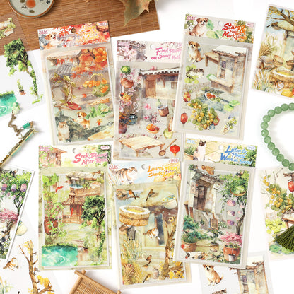 Seasons of Blossoms Sticker 3pcs