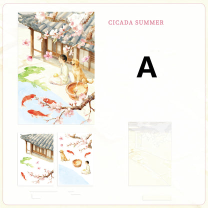 Seasons of Blossoms Sticker 3pcs
