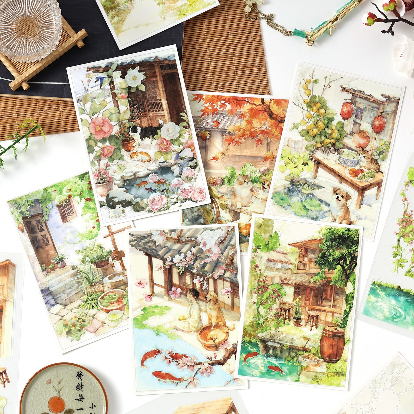 Seasons of Blossoms Sticker 3pcs
