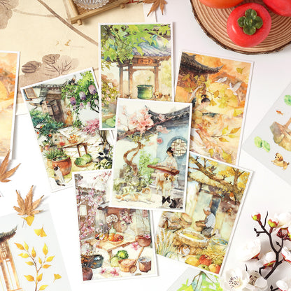Seasons of Blossoms Sticker 3pcs