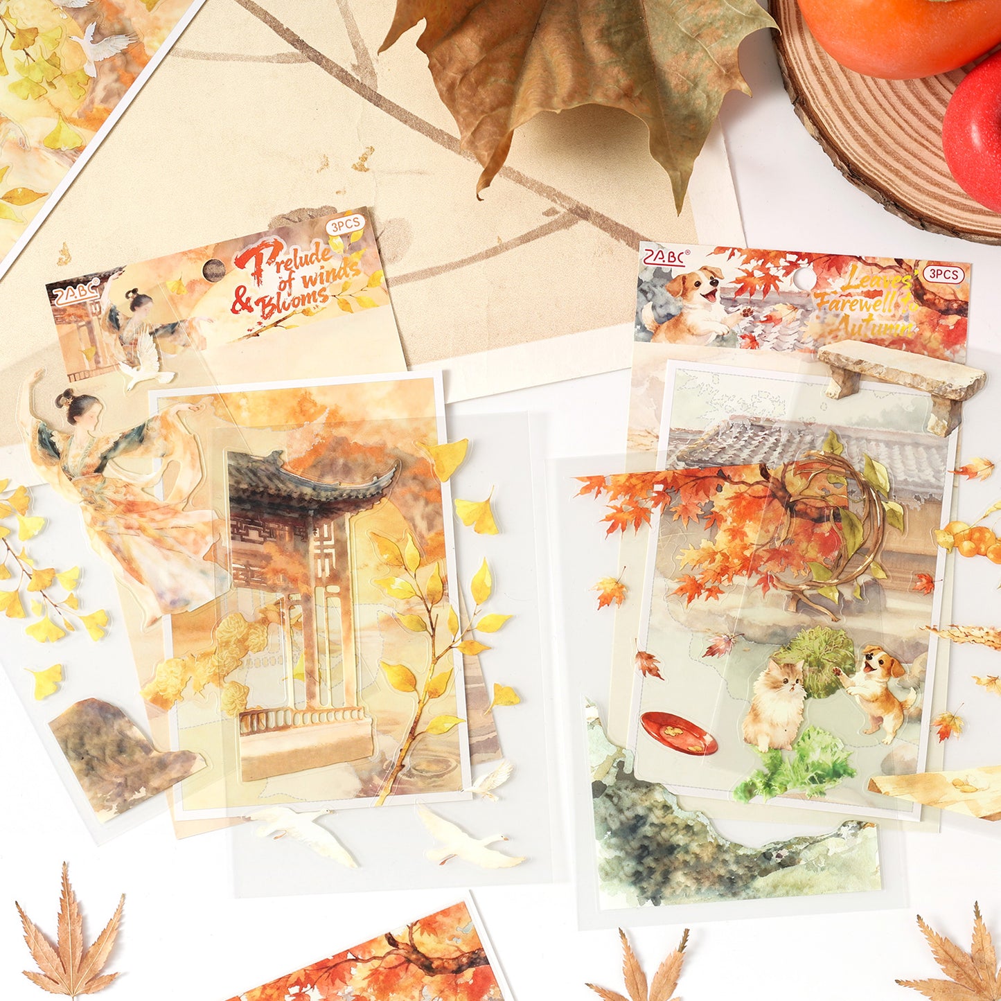 Seasons of Blossoms Sticker 3pcs