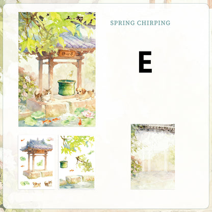Seasons of Blossoms Sticker 3pcs