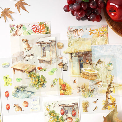 Seasons of Blossoms Sticker 3pcs