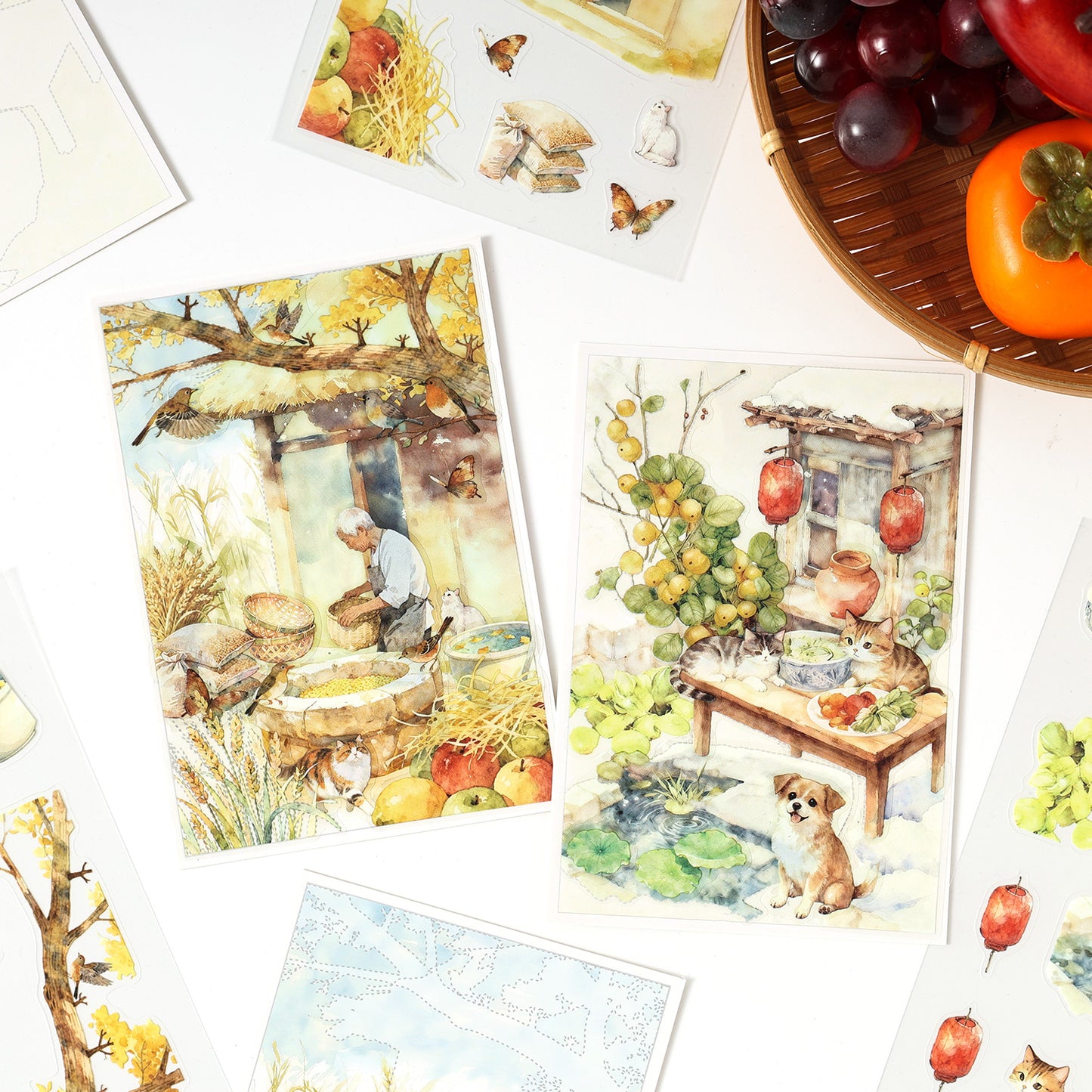 Seasons of Blossoms Sticker 3pcs