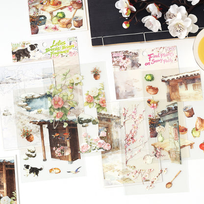 Seasons of Blossoms Sticker 3pcs