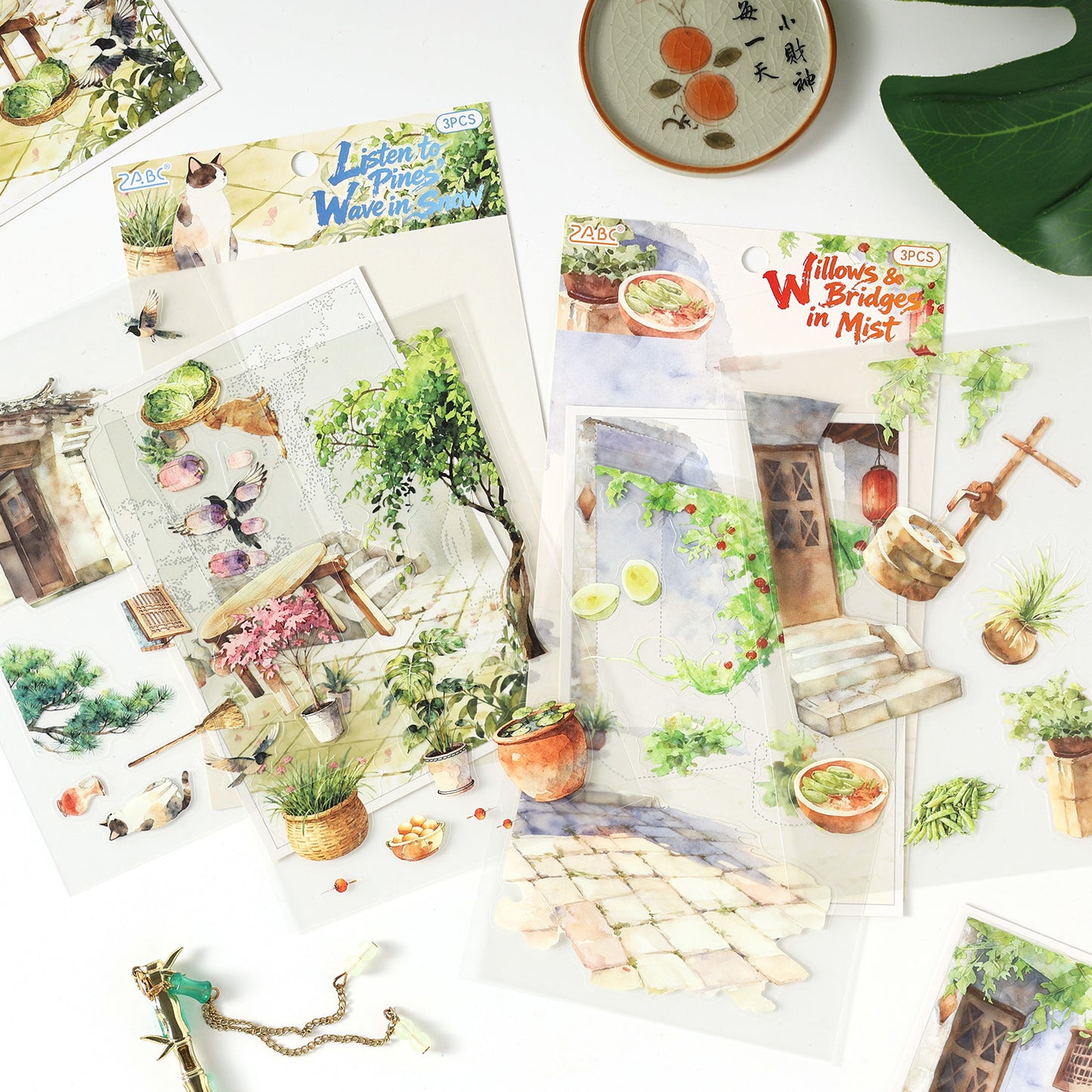 Seasons of Blossoms Sticker 3pcs