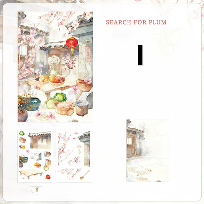 Seasons of Blossoms Sticker 3pcs