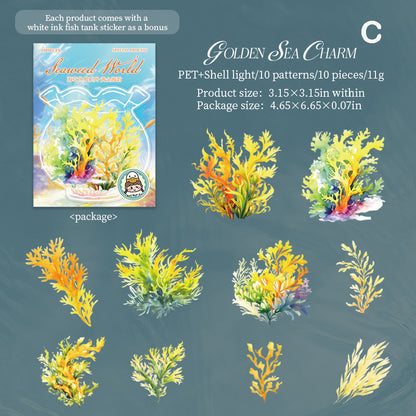 Seaweed World Stickers 10pcs