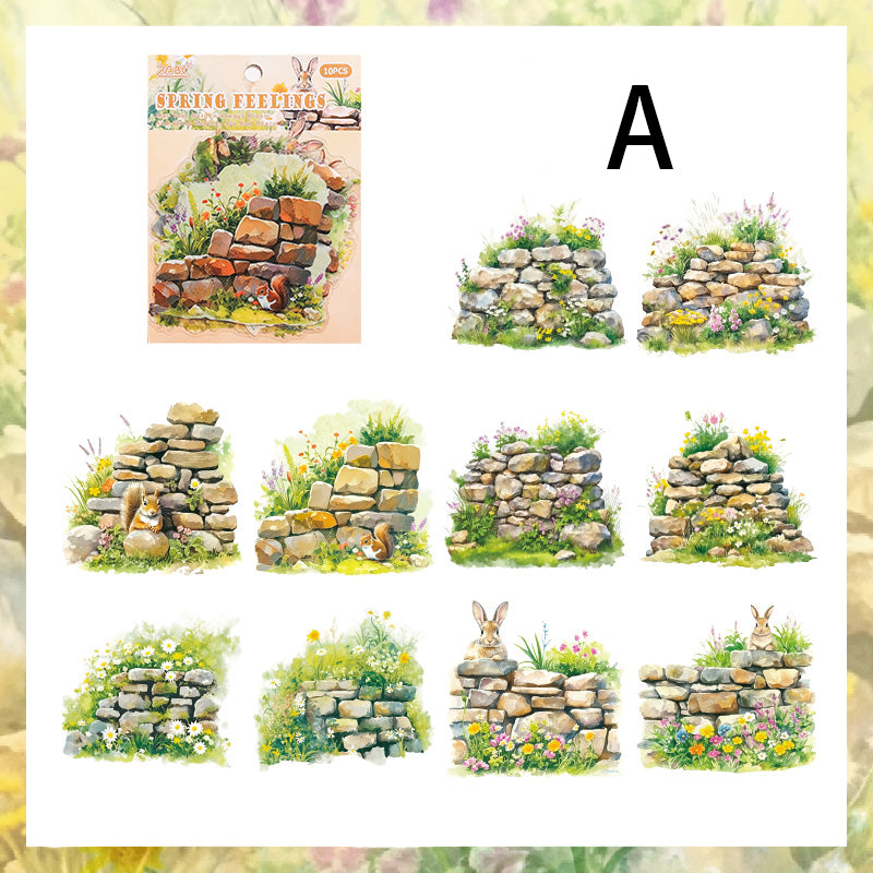 Secret Garden Sticker 10pcs