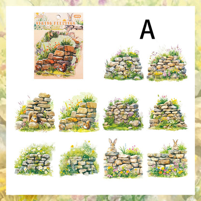 Secret Garden Sticker 10pcs
