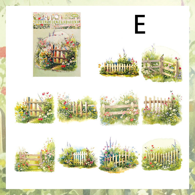 Secret Garden Sticker 10pcs
