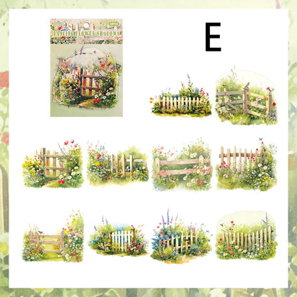 Secret Garden Sticker 10pcs