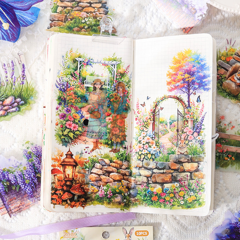 Secret Garden Sticker 10pcs