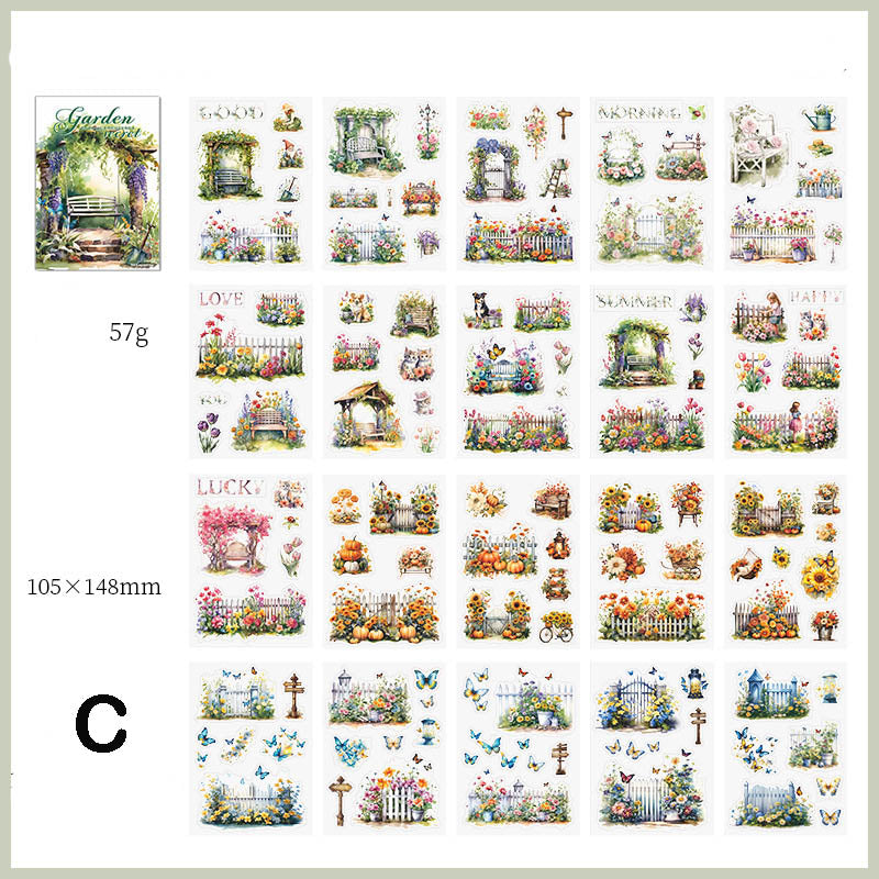Secret Garden Sticker Book 20pcs