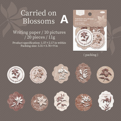 Seeing Flower Through A Mist Paper 20pcs