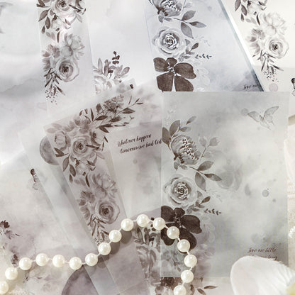 Series of Floral Letter Paper Sticker 30pcs