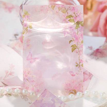 Series of Floral Letter Paper Sticker 30pcs