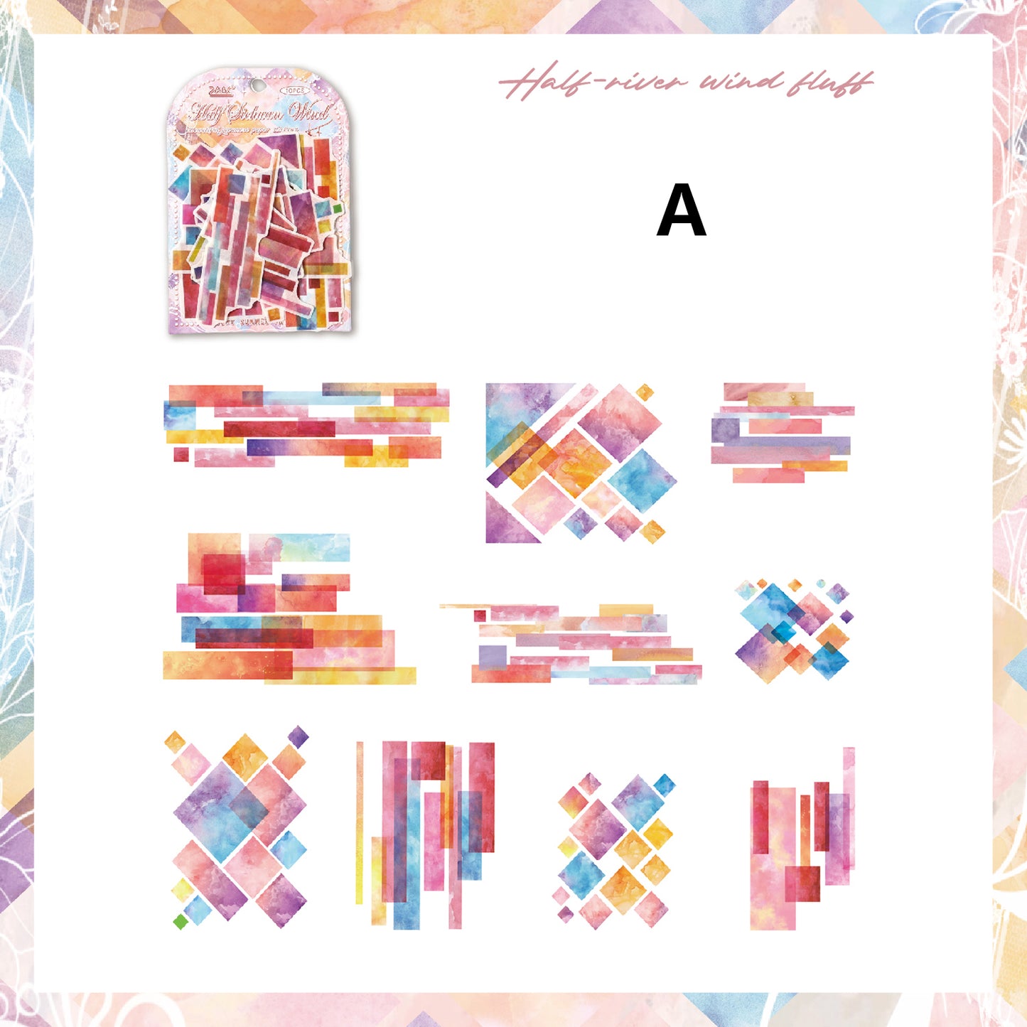 Shallow Summer Sticker 10pcs