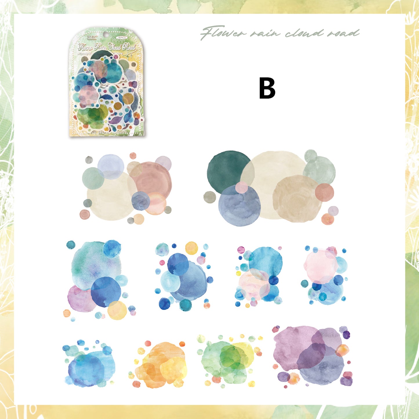 Shallow Summer Sticker 10pcs