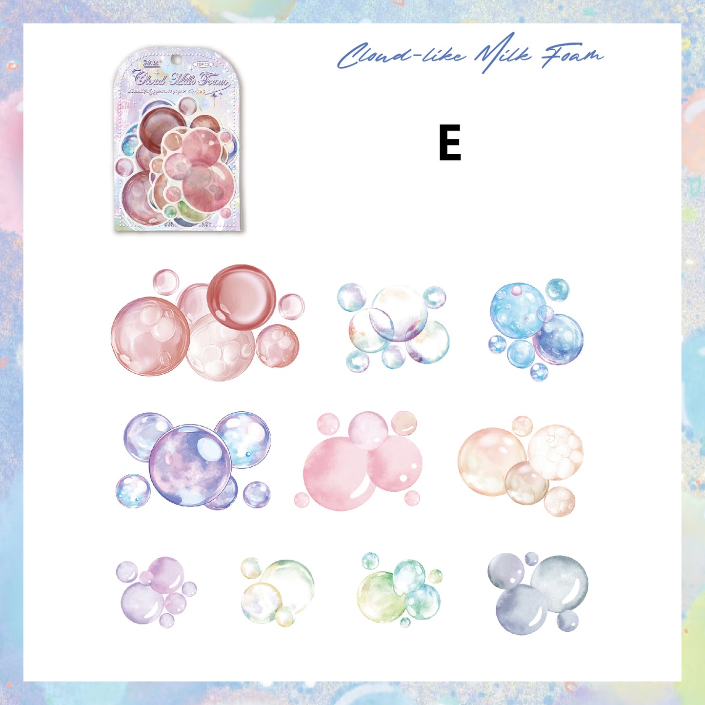 Shallow Summer Sticker 10pcs