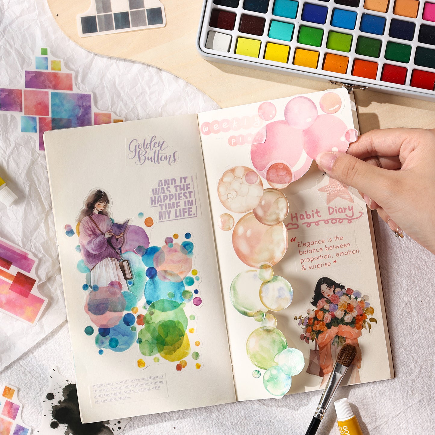 Shallow Summer Sticker 10pcs