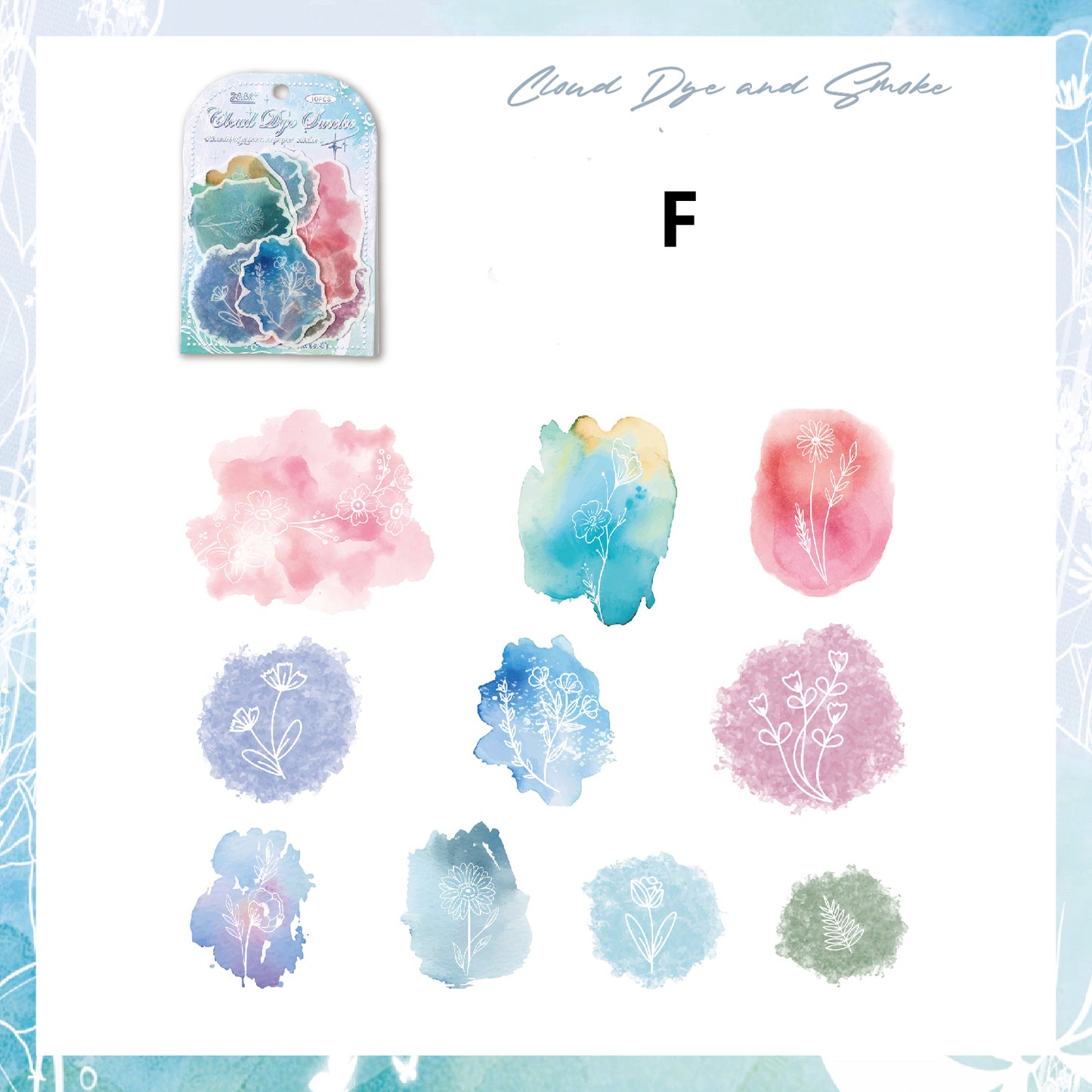 Shallow Summer Sticker 10pcs