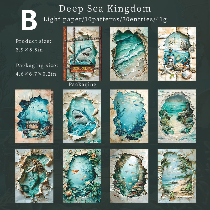 Shattered world Sticker 30pcs