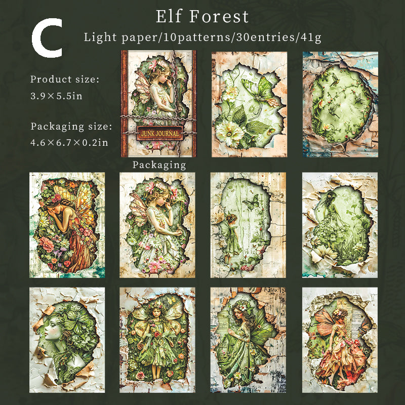 Shattered world Sticker 30pcs