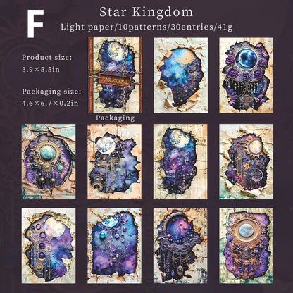 Shattered world Sticker 30pcs