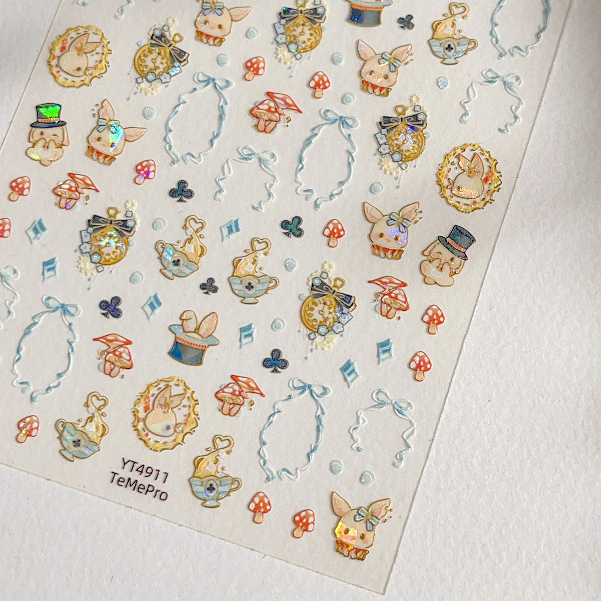 Shell-Light Rabbit Mini Stickers