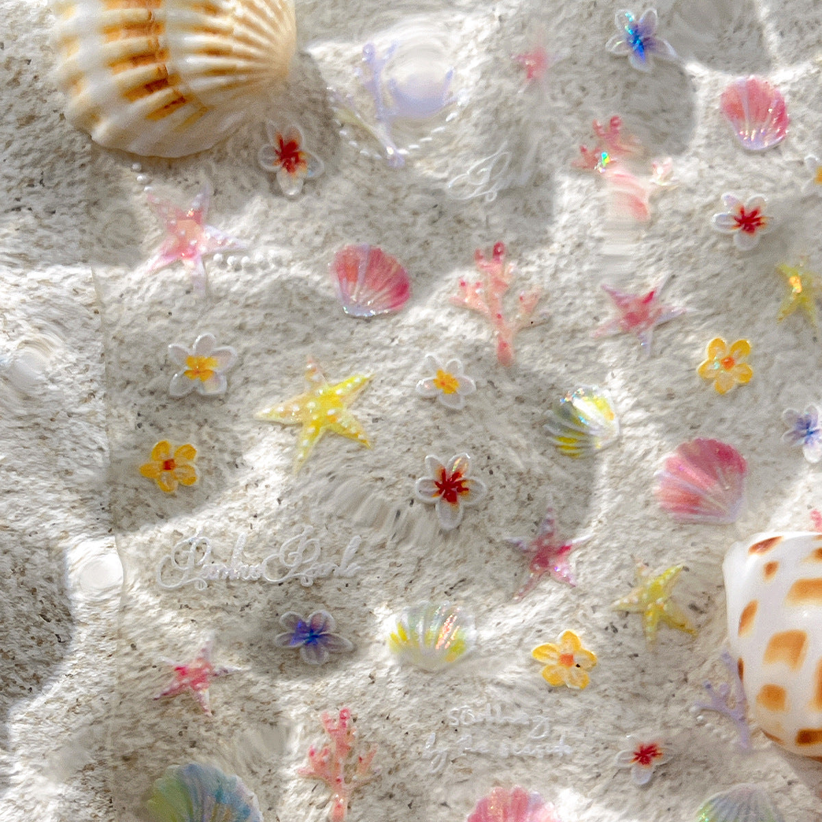 Shell Flower Mini Stickers