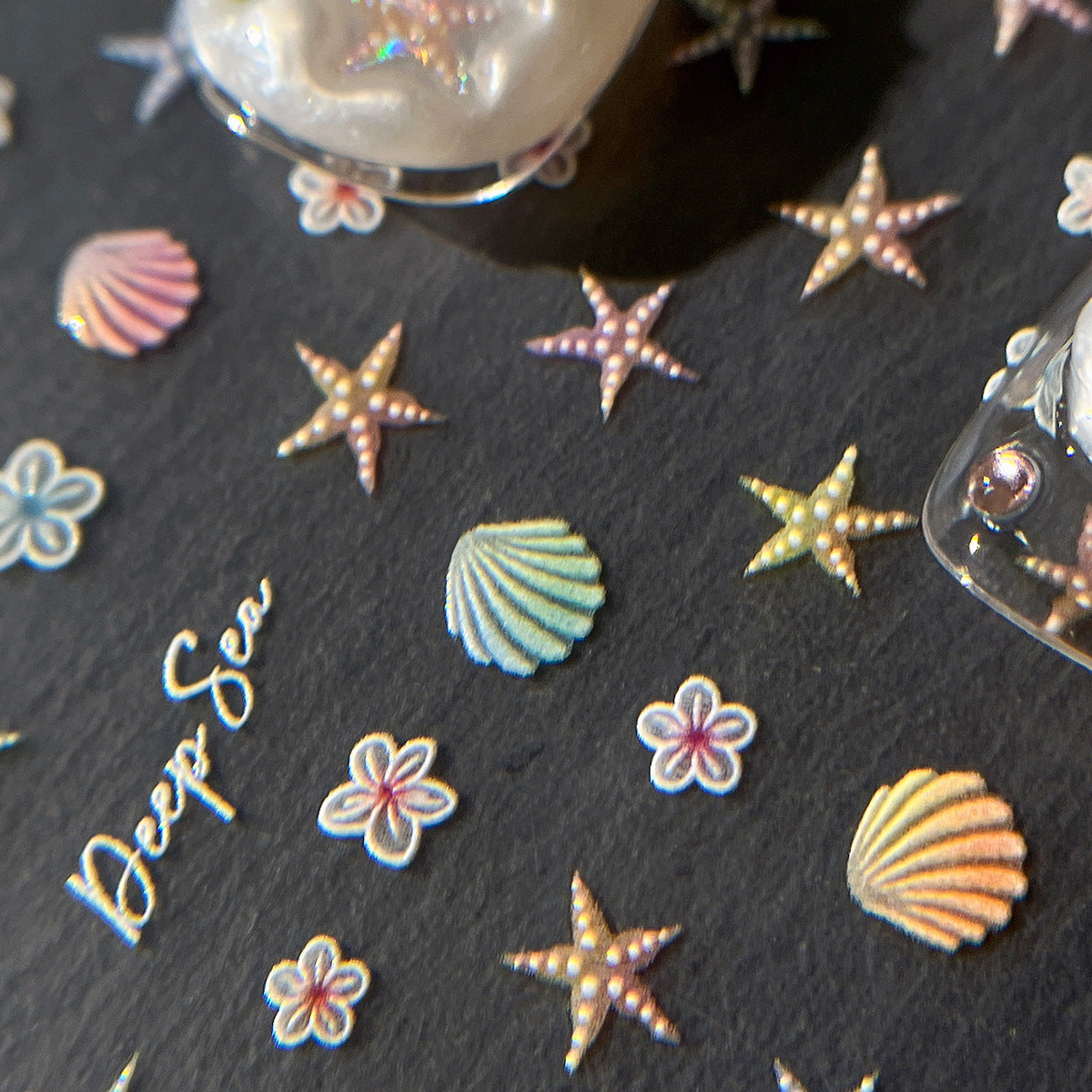 Shell Flower Mini Stickers