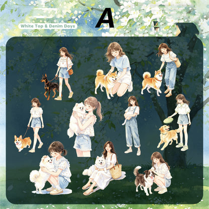 Shi Meng Series  Sticker 10pcs