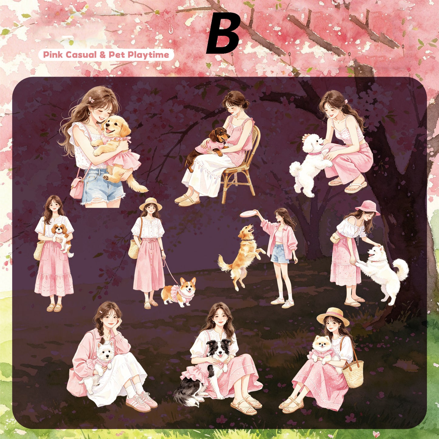 Shi Meng Series  Sticker 10pcs