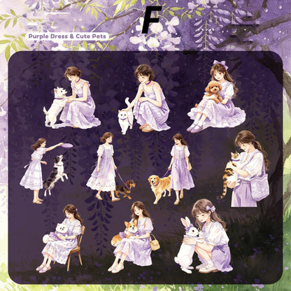 Shi Meng Series  Sticker 10pcs